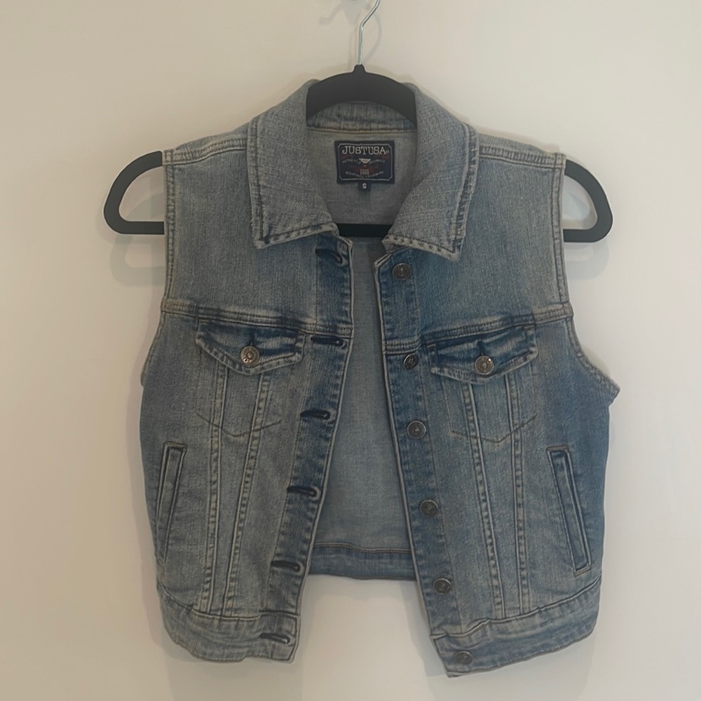 Jean cutoff jacket